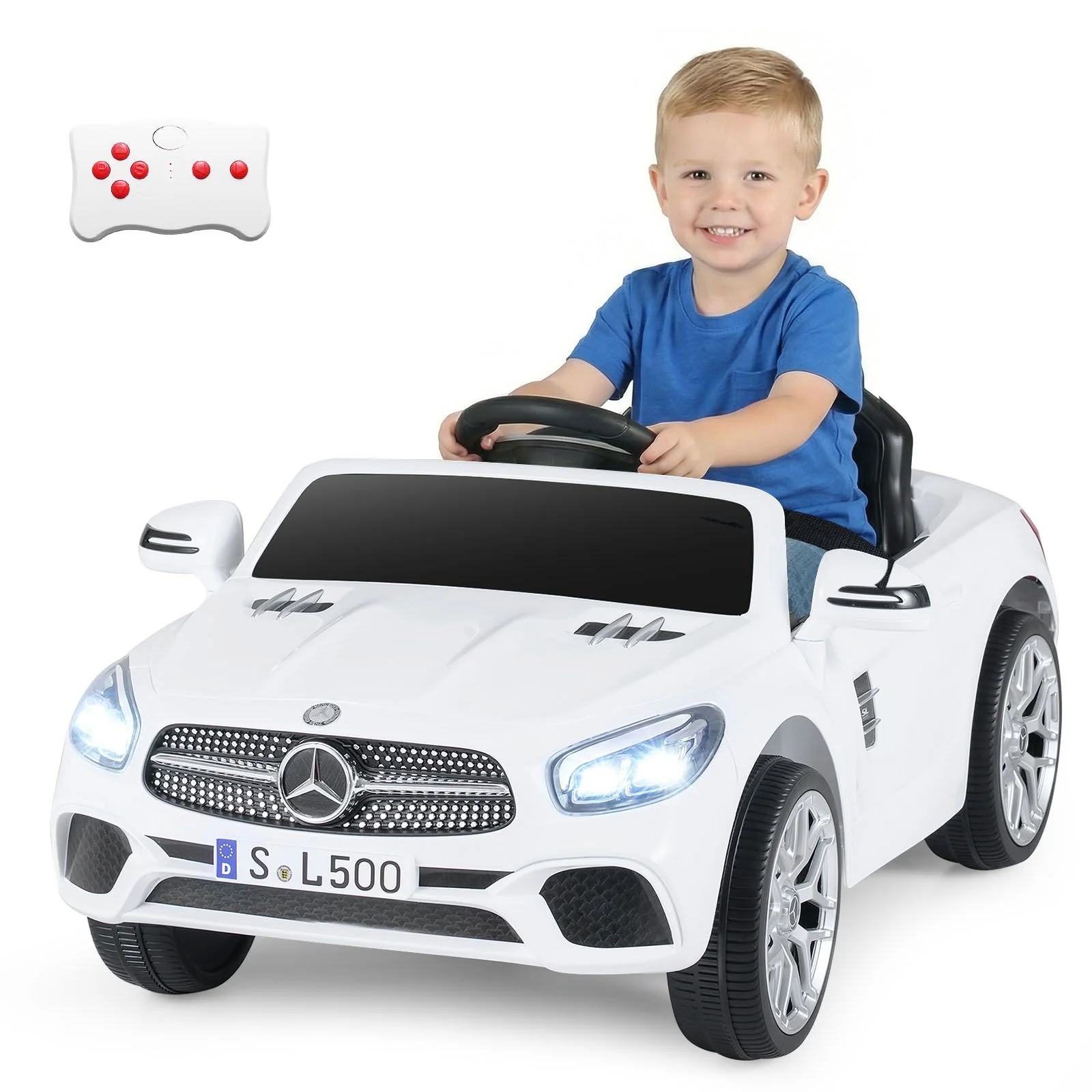 12V Licensed Mercedes Benz Kids Ride On Car with Parent Remote Control - Image 10