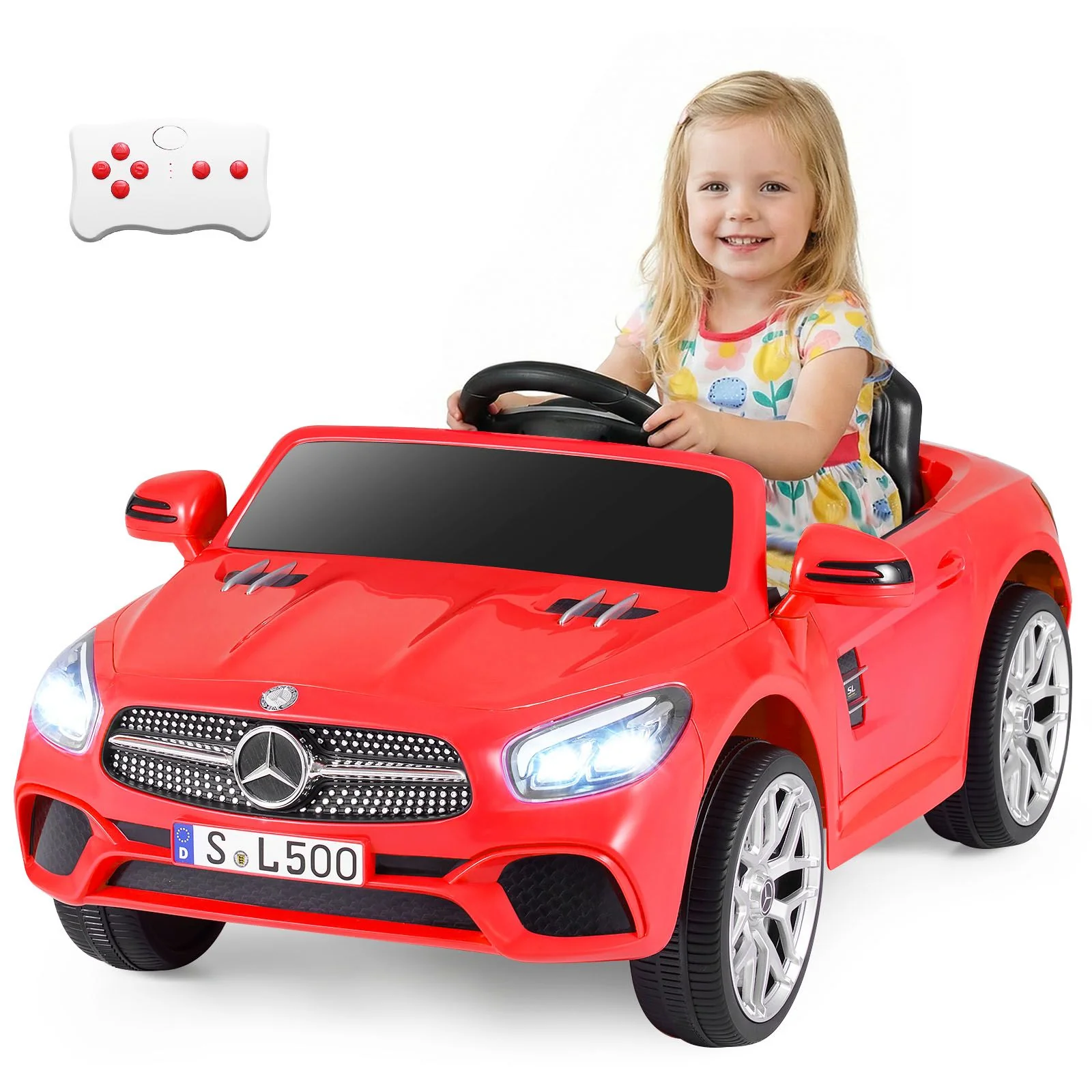 12V Licensed Mercedes Benz Kids Ride On Car with Parent Remote Control - Image 9