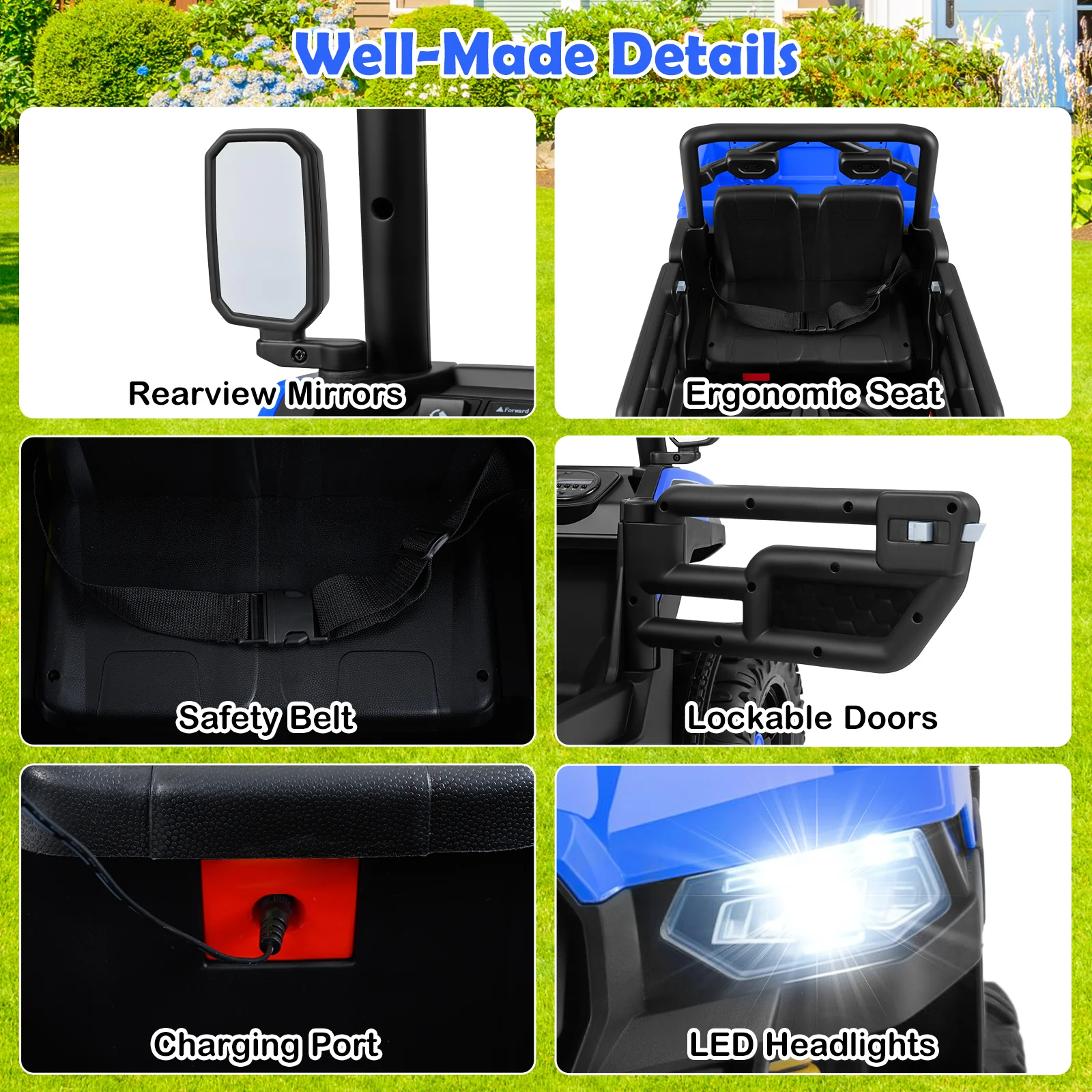 12V Ride on Dump Truck, Ride on Car with Electric Dump Bed - Image 10