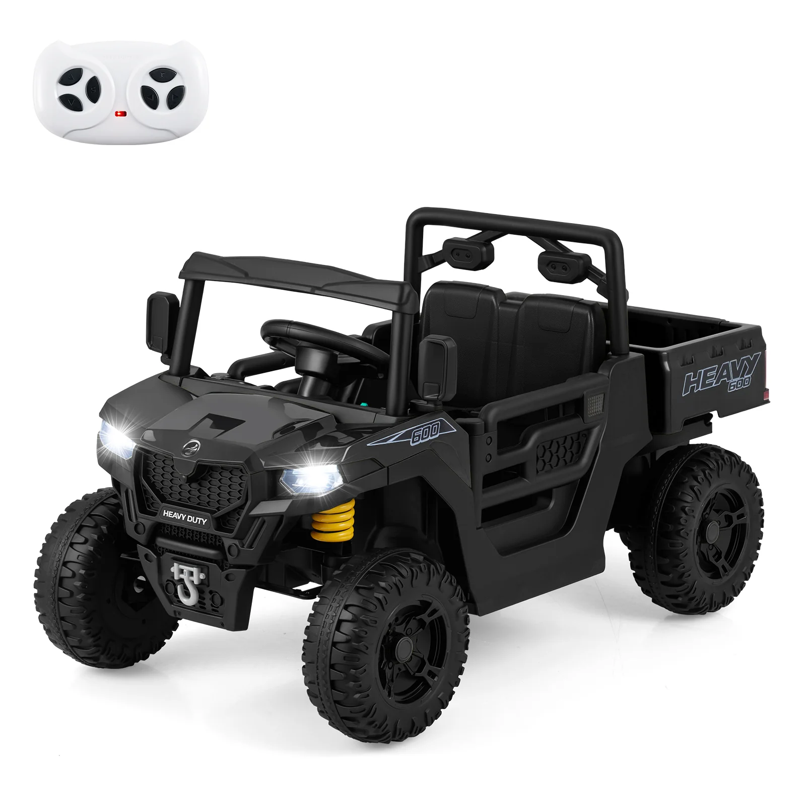 12V Ride on Dump Truck, Ride on Car with Electric Dump Bed - Image 11