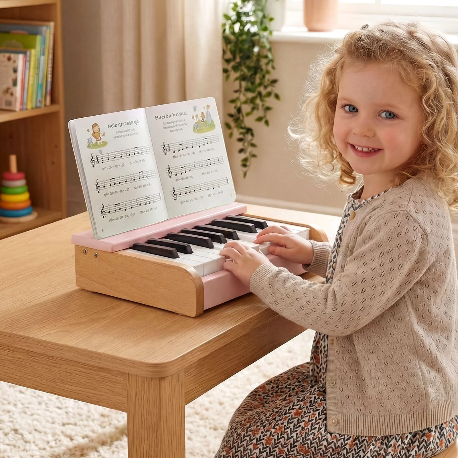 18 Keys Kids Piano Keyboard Interactive Children Piano Musical Toy - Image 2