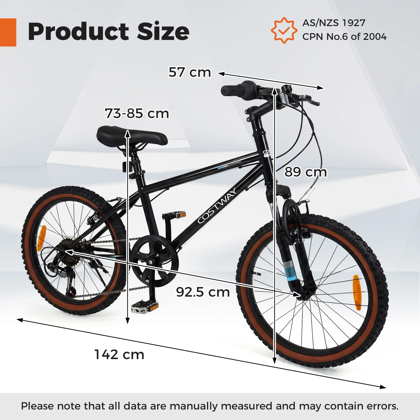 20/24 Inch Child Bicycle for Boys Girls Aged 8+ Years Old with Suspension Fork - Image 11