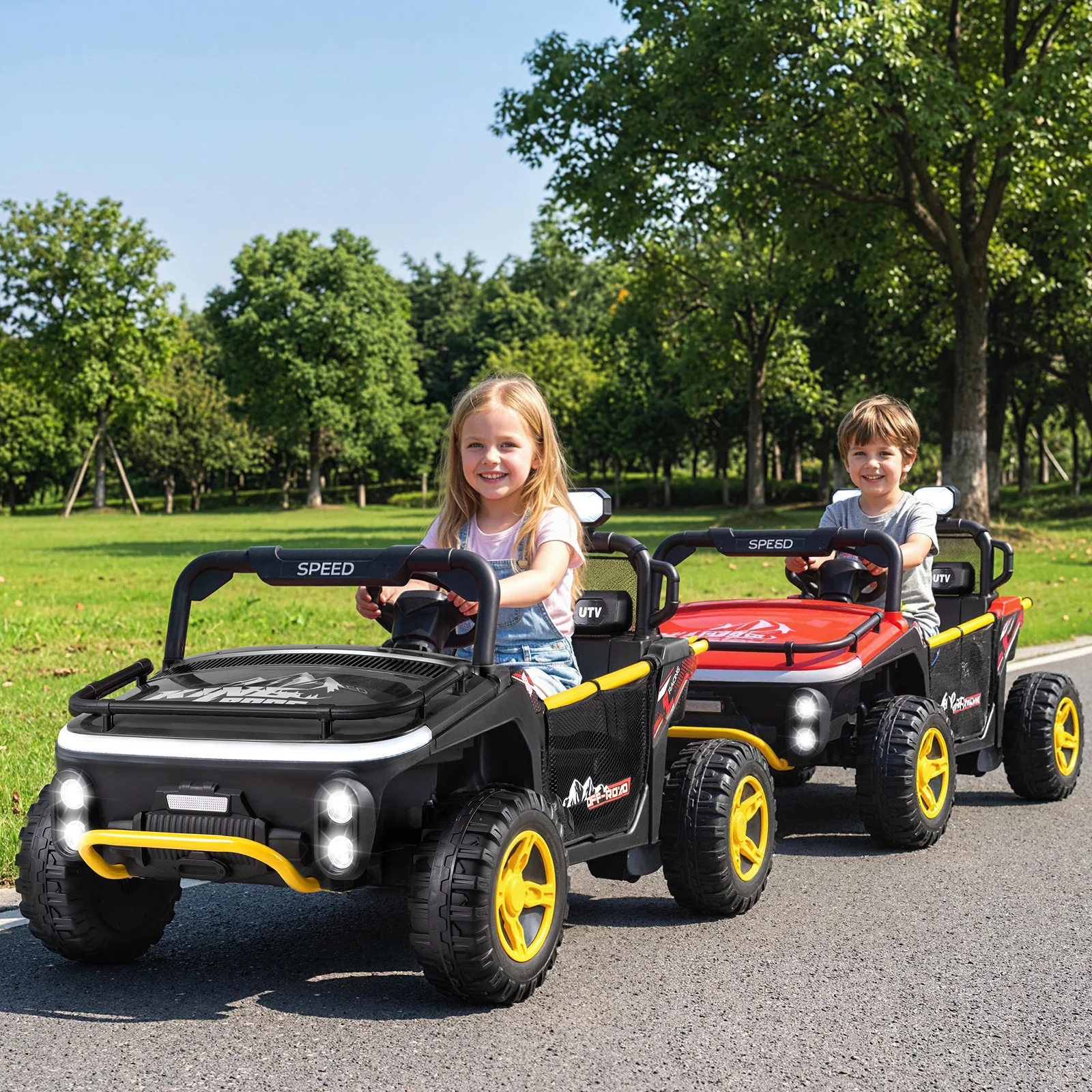 24V Ride on Toy for Kids with Horn and Music for Boys and Girls - Image 2
