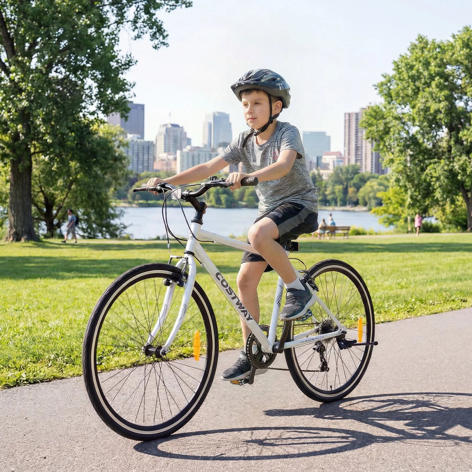 26 Inch Mountain Bike with All-terrain Rubber Wheels and Dual Brakes for Adults and Teens - Image 10