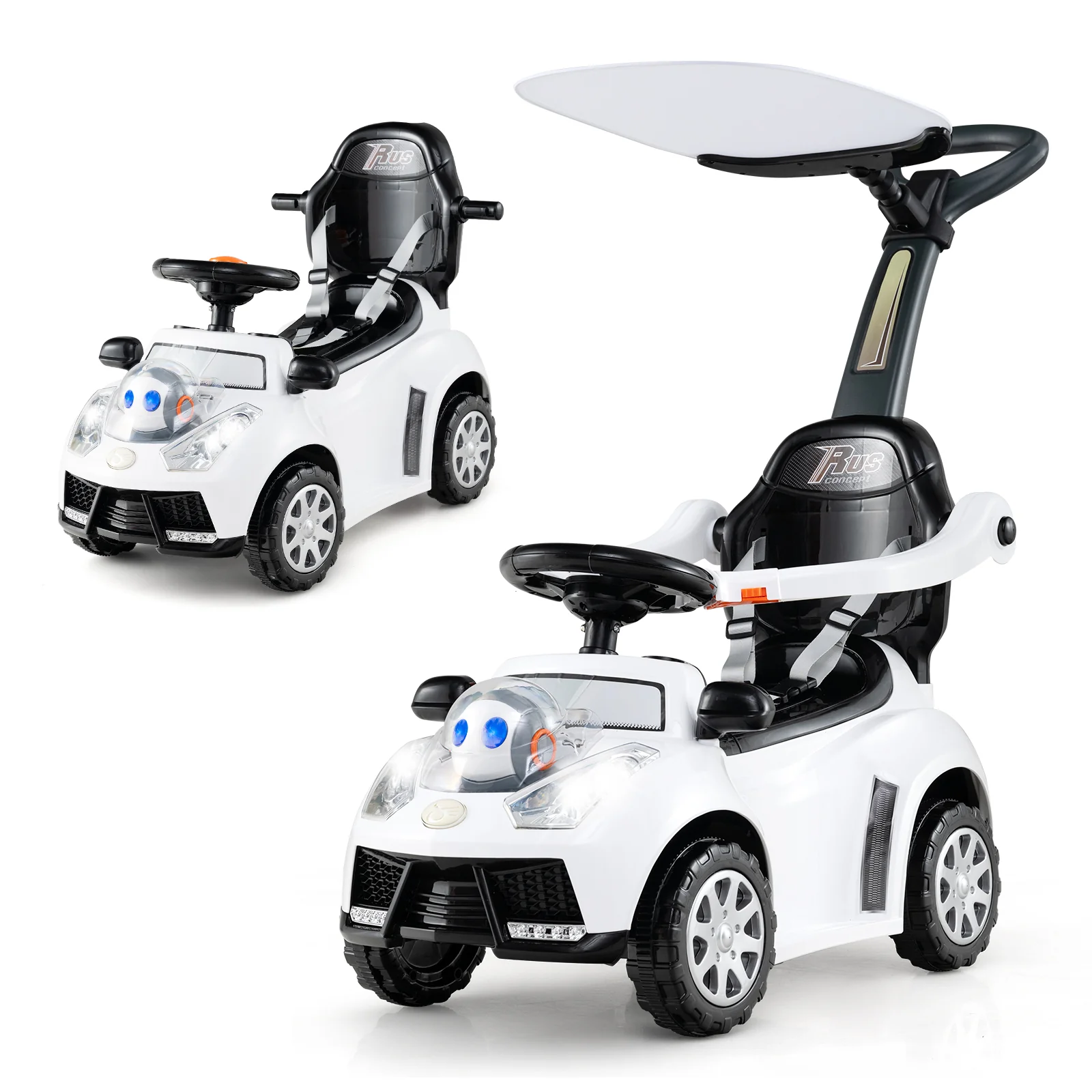 3 in 1 Push Car for Toddler, Stroller Sliding Walking Car for Boys & Girls - Image 12