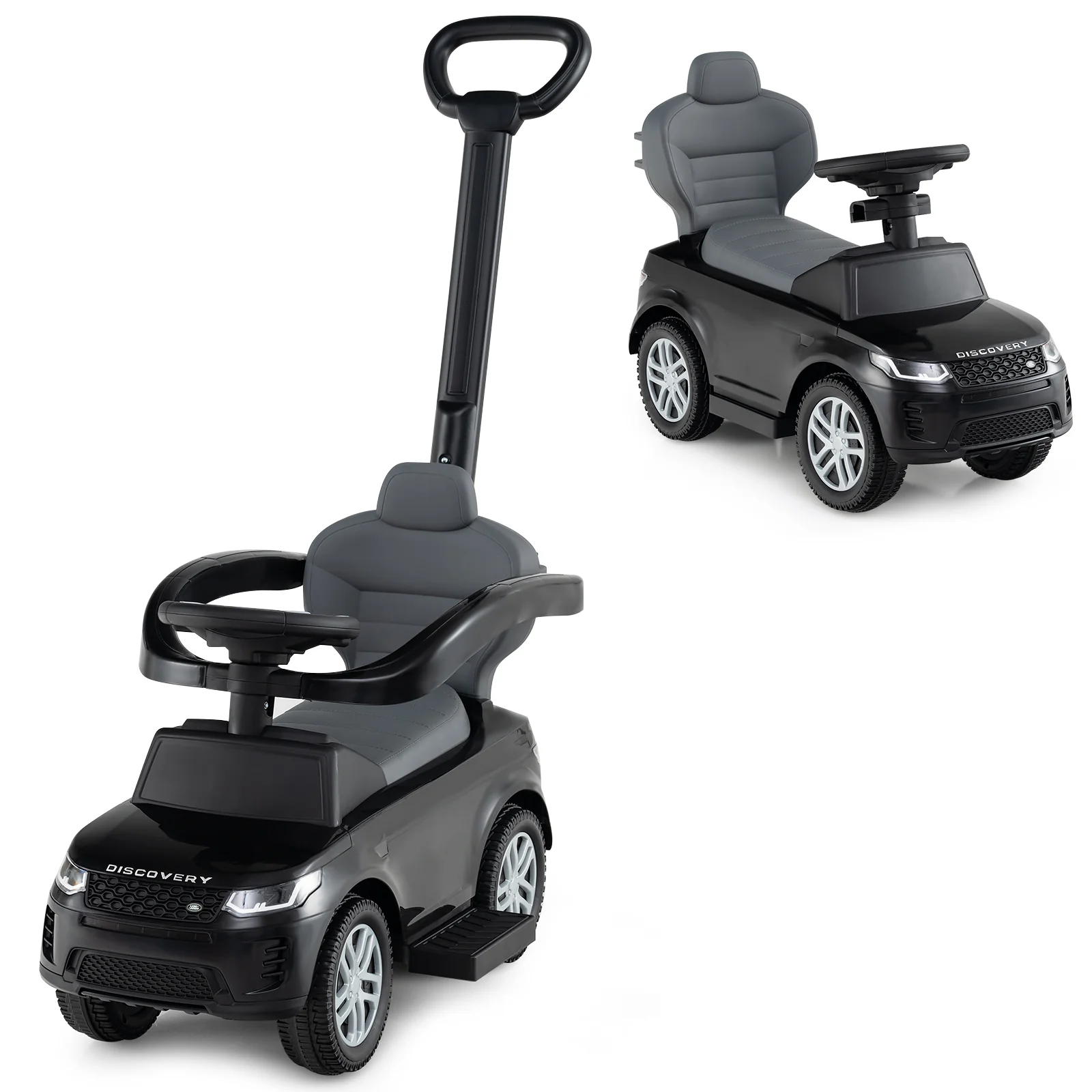 3 in 1 Push Car for Toddlers, Licensed Land Rover Discovery Ride on Toy - Image 11