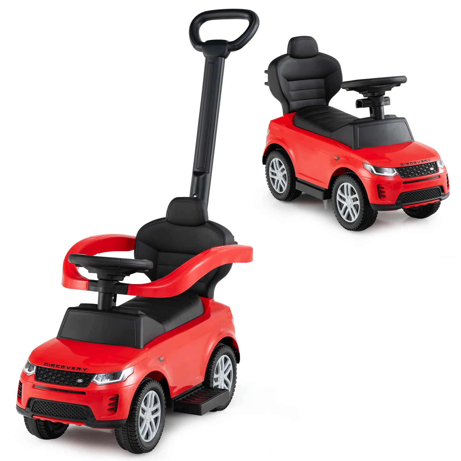 3 in 1 Push Car for Toddlers, Licensed Land Rover Discovery Ride on Toy - Image 13