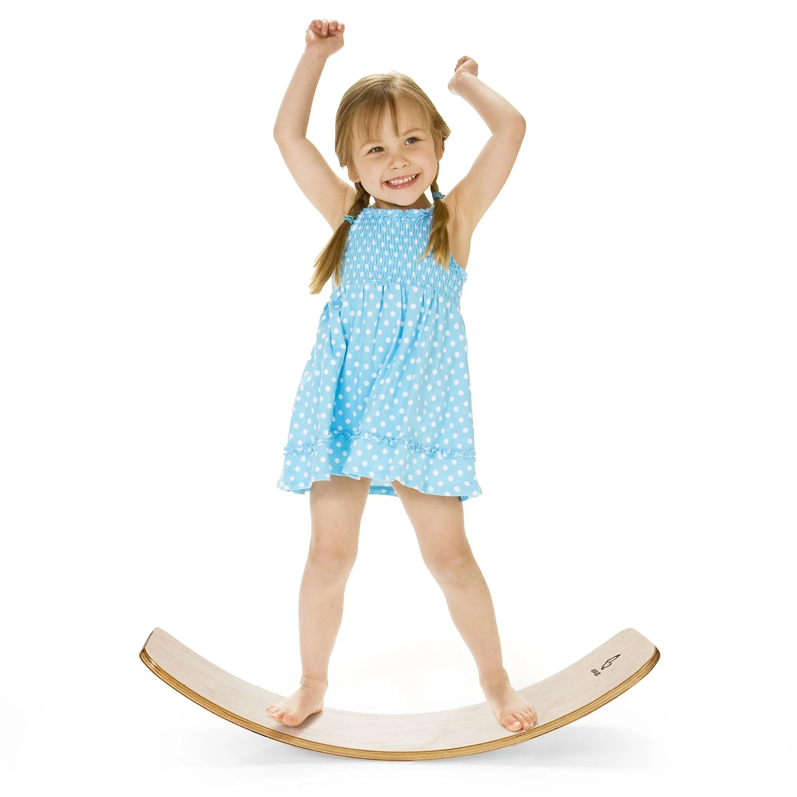 88.5 cm Wooden Balance Board for Balance Training Indoors and Outdoors