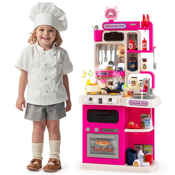 95 PCS Kids Kitchen Playset, Pretend Play Kitchen - Image 10