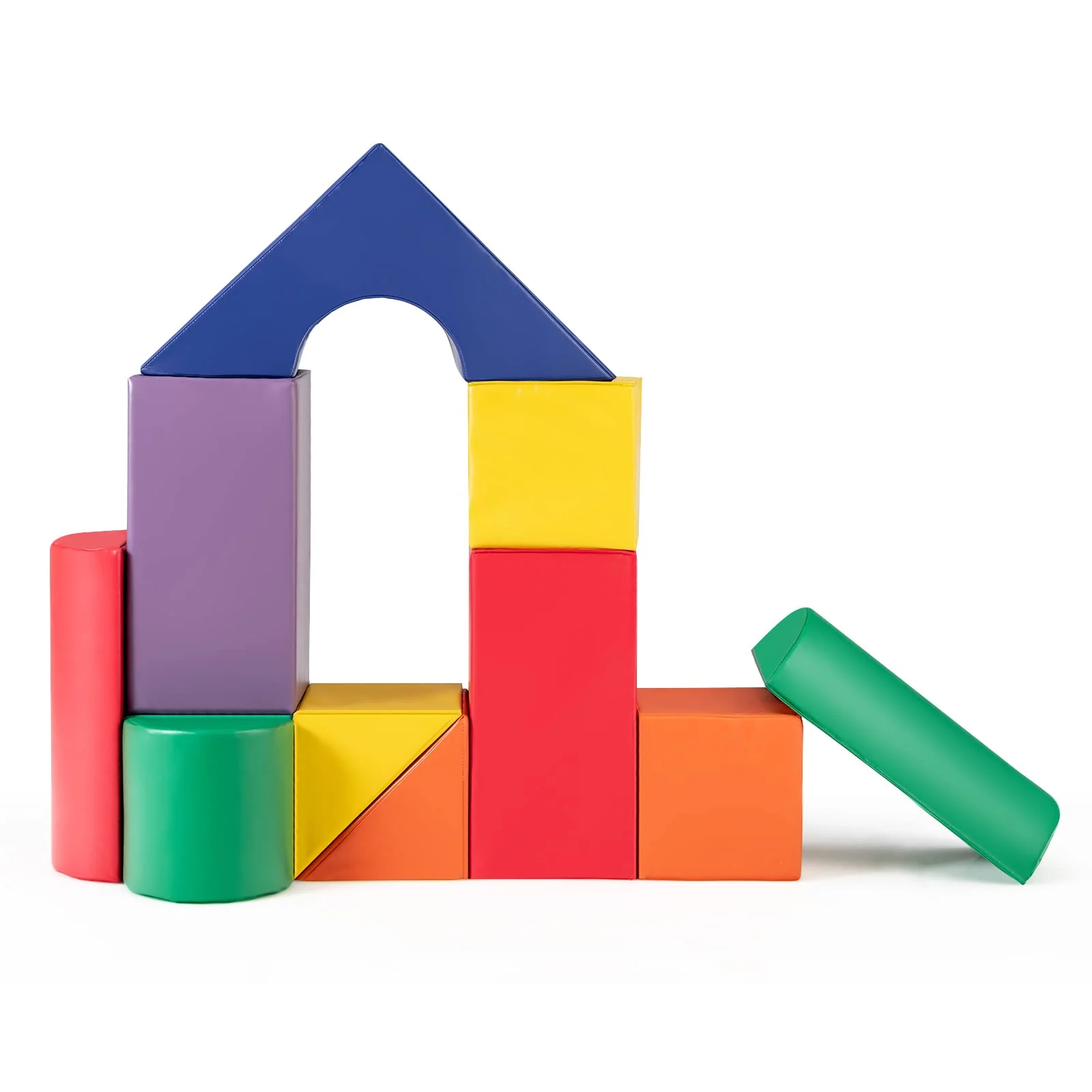 BABY JOY 11-Piece Climb and Crawl Foam Block Play Set, Waterproof Foam Climbing Toy Set - Image 8