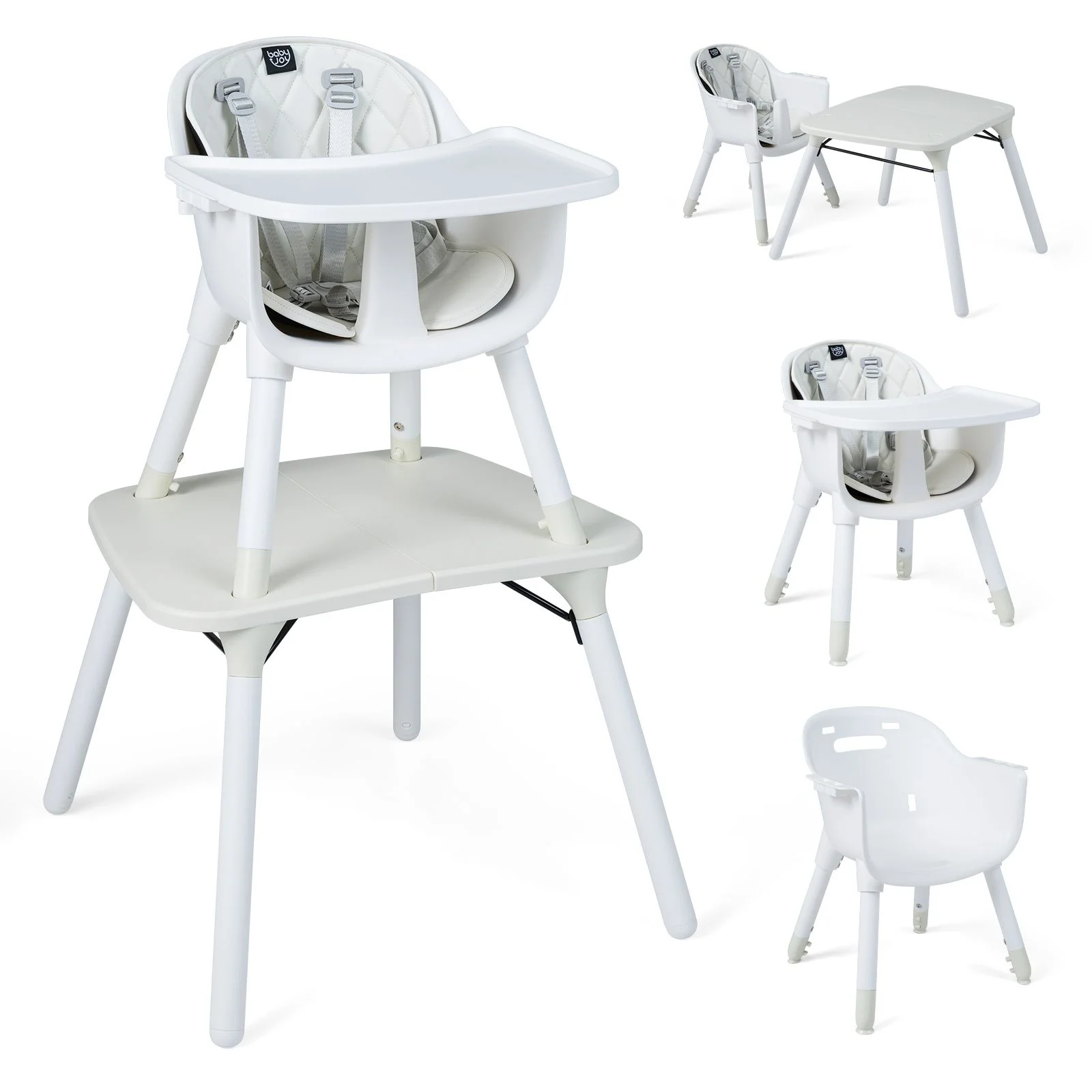 BABY JOY 5 in 1 Convertible Baby High Chair - Image 14