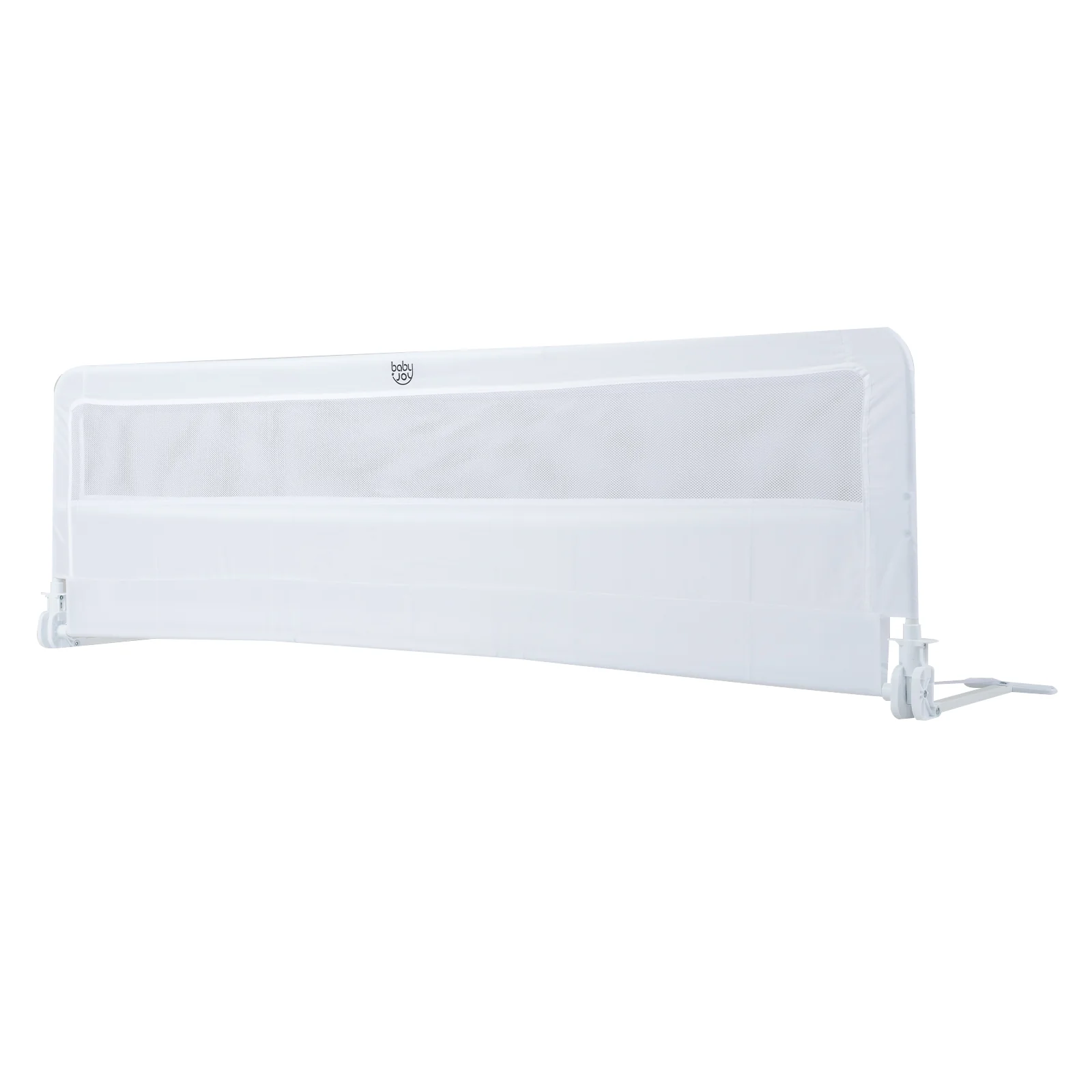 BABY JOY Bed Rail Guard for Toddlers, 180 x 55 cm Foldable Baby Bed Rail - Image 11