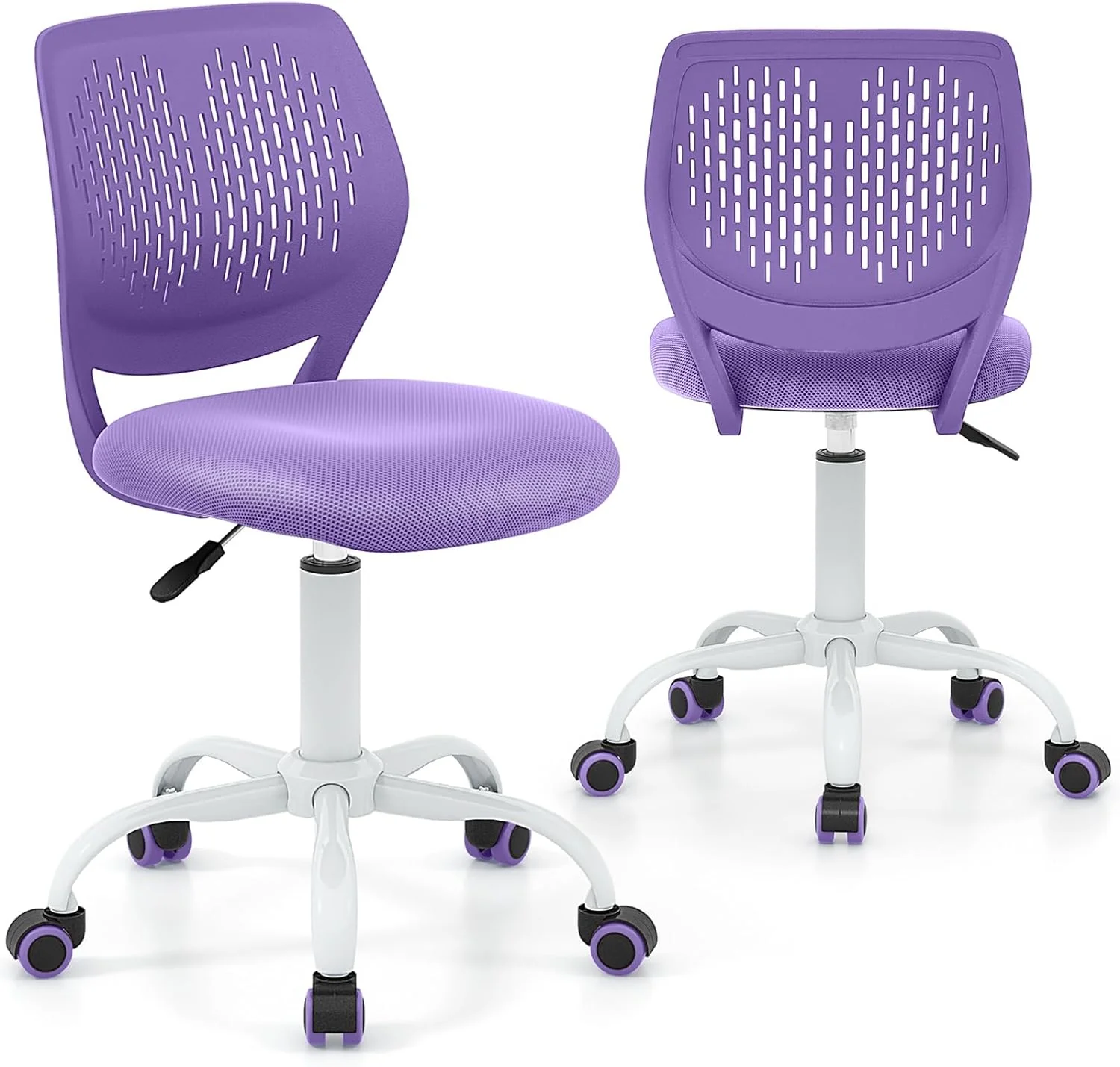 BABY JOY Height-Adjustable Ergonomic Kids Desk Chair, Kids Mesh Computer Chair - Image 10
