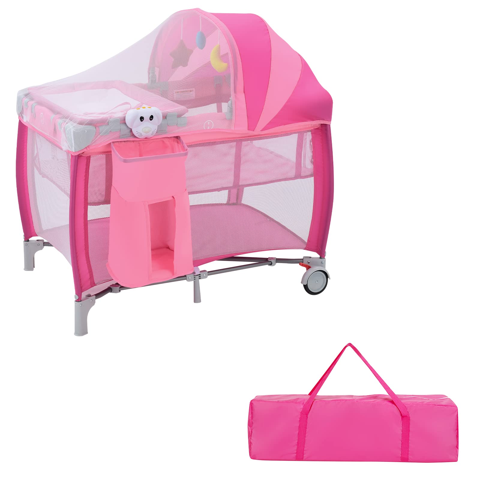 BABY JOY Portable Baby Bassinets - Image 10