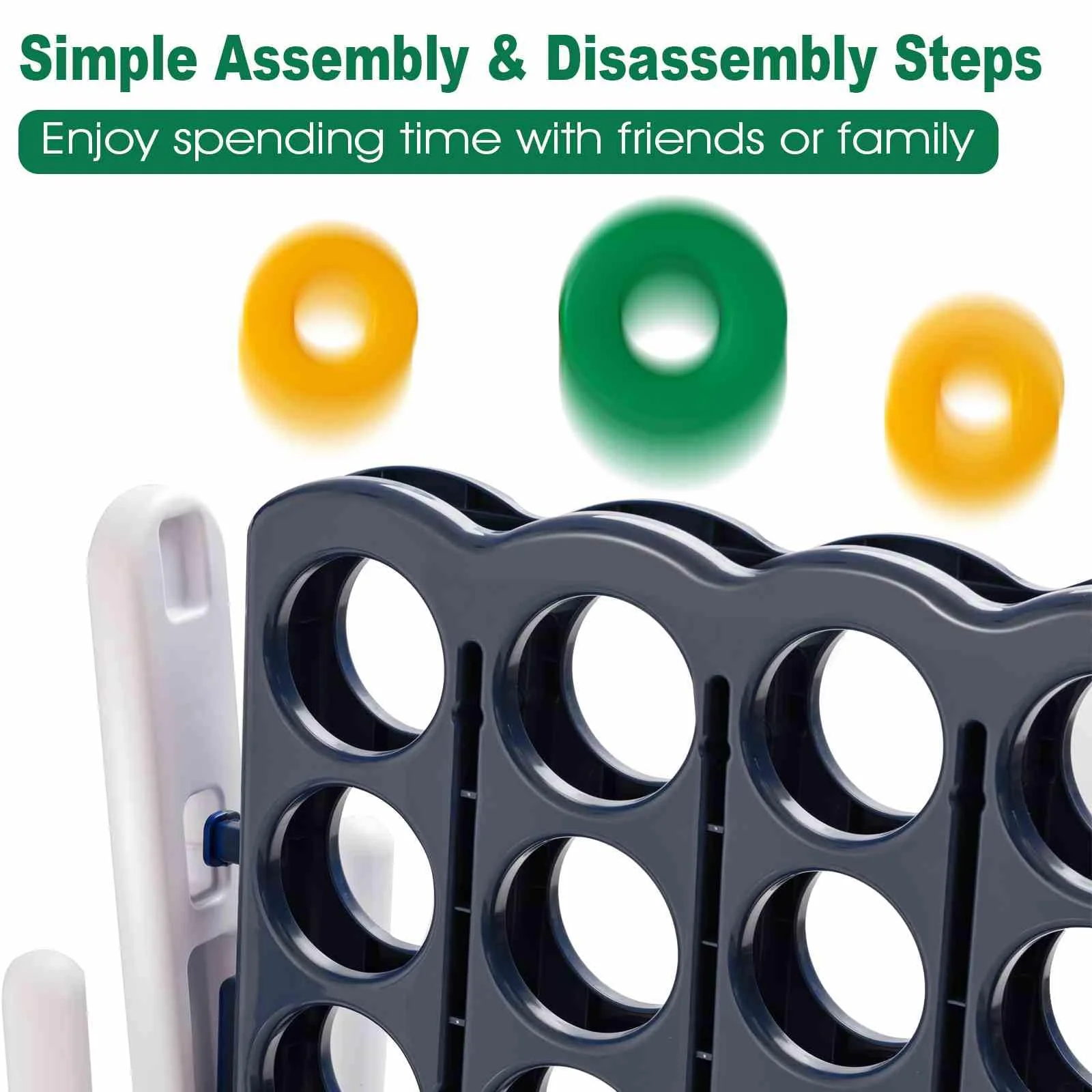 Connect 4 in A Row Jumbo Family Garden yard Game - Image 6