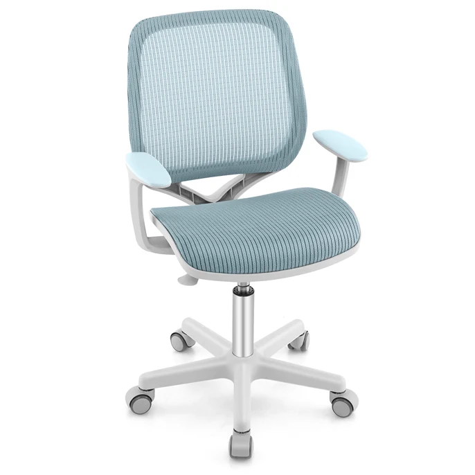 Ergonomic Children Study Computer Chair, Mesh Swivel Task Student Chair 6-15 Years for Home School Office - Image 9