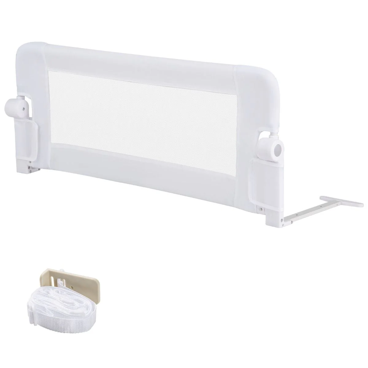 Foldable Bed Rail for Toddlers with Detachable Oxford Fabric Cover