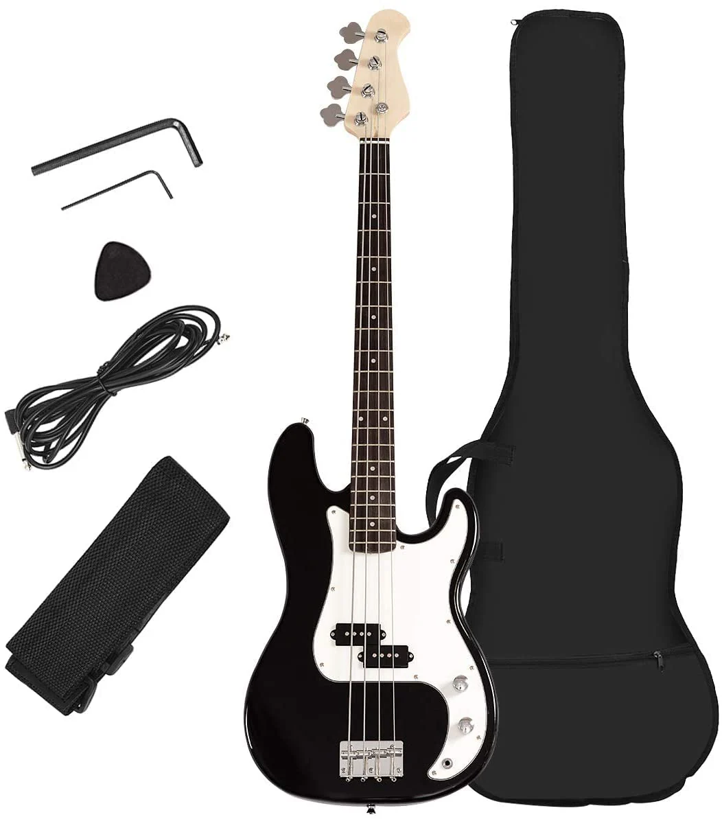 Full Size Electric 4 String Bass Guitar for Beginner Starter Complete Kit - Image 10