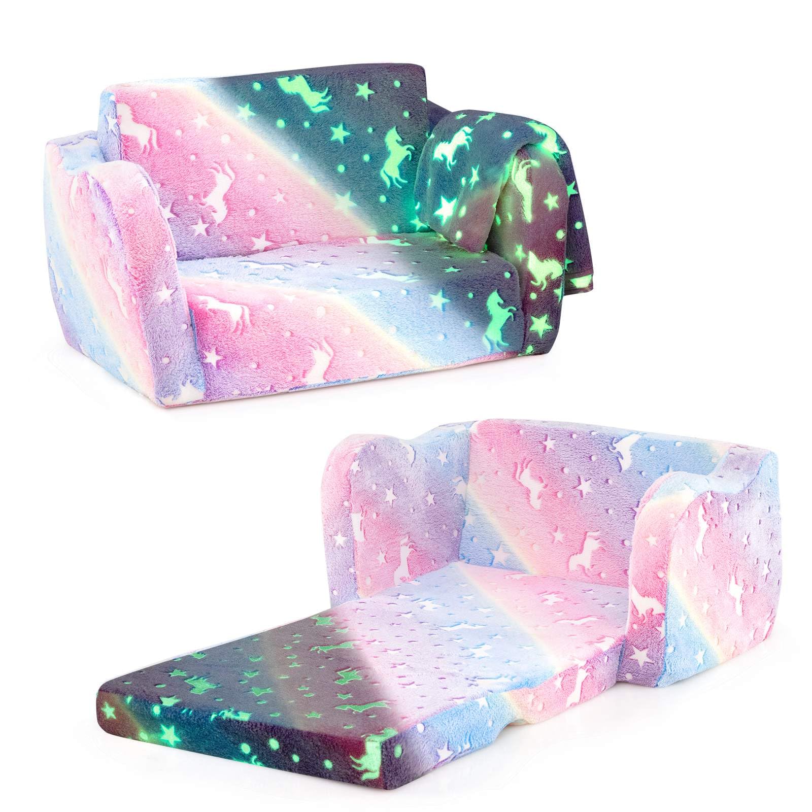 Glow in The Dark Toddler Chair with Blanket - Image 10