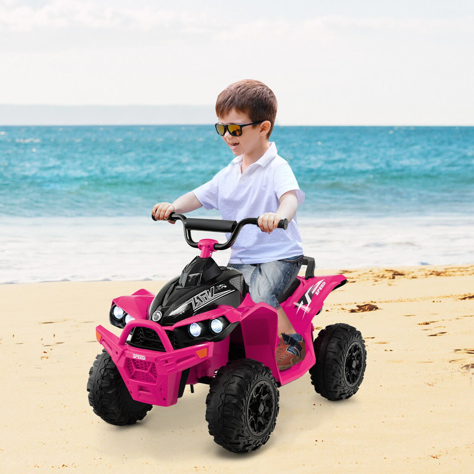 HONEY JOY 12V Kids Ride On ATV Battery Powered Vehicle Children Ride On Toys - Image 2