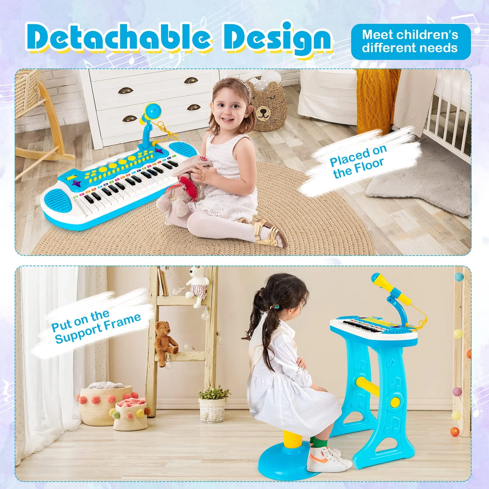 HONEY JOY 31-Key Electronic Keyboard Piano - Image 4