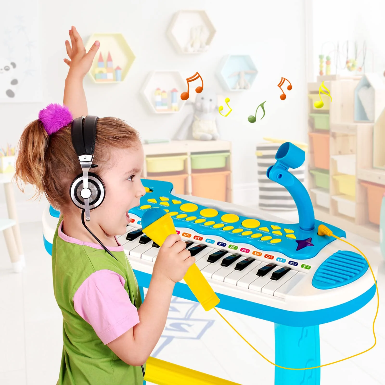 HONEY JOY 31-Key Electronic Keyboard Piano - Image 8