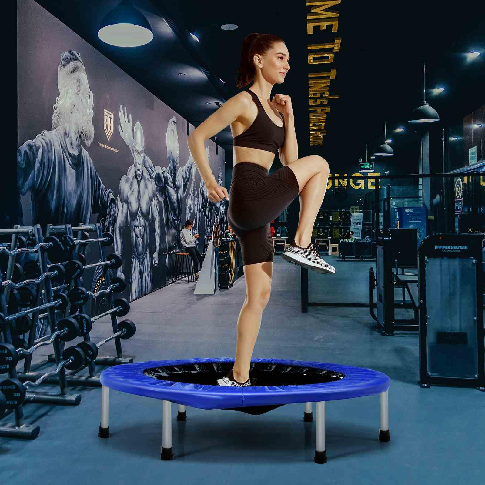 HONEY JOY 36” Mini Folding Trampoline, Portable Recreational Fitness Rebounder for Kids Adults - Image 9
