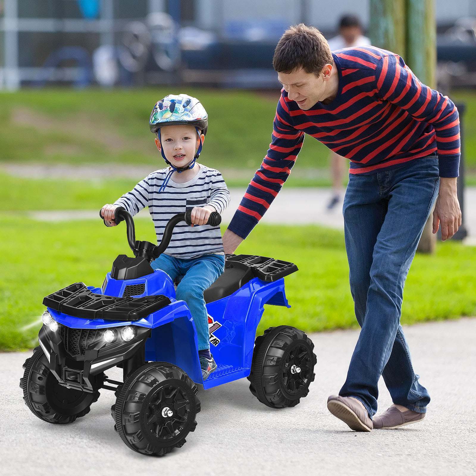 HONEY JOY 6V Kids Ride-On Car 4-Wheeler Vehicle Quad Car for 3-6 Years Old - Image 13