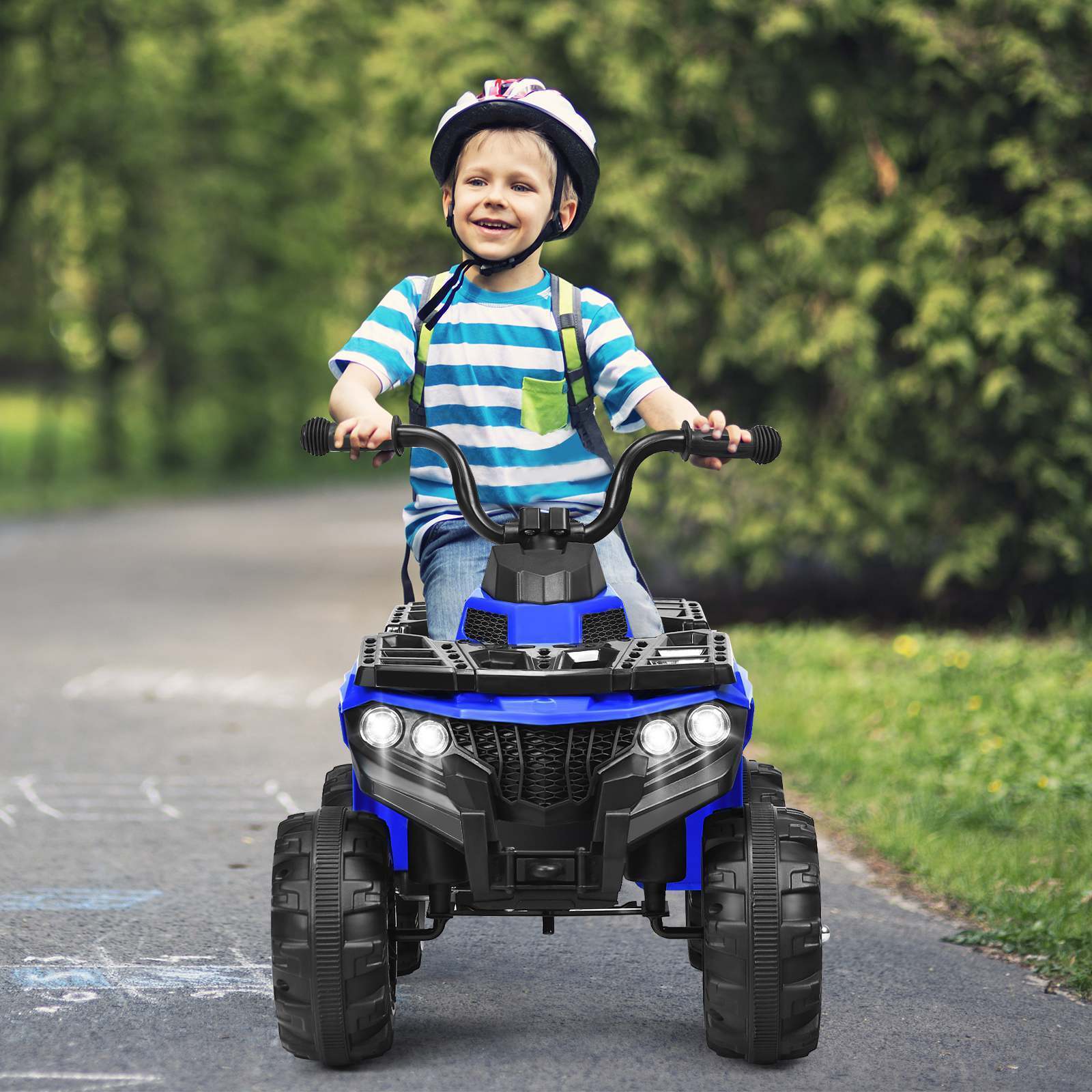 HONEY JOY 6V Kids Ride-On Car 4-Wheeler Vehicle Quad Car for 3-6 Years Old - Image 5
