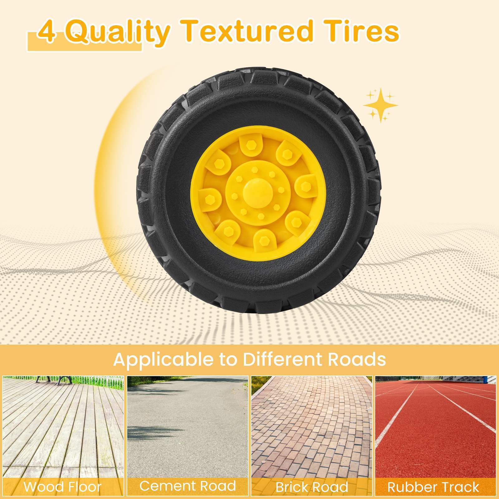 HONEY JOY 6V Kids Ride On Excavator Electric Vehicle Fun Digger Toy for Toddlers - Image 5