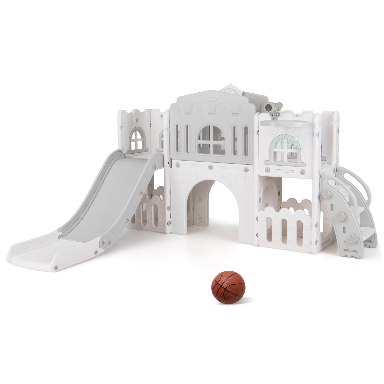HONEY JOY All in 1 L-Shaped Slide for Toddlers Age 1-3 - Image 11