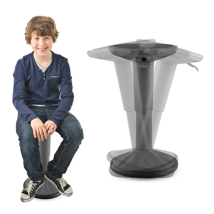 HONEY JOY Ergonomic Wobble Chair with Adjustable Height, Active Learning Stool Sitting Balance Chair for Office/Bar/Home - Image 11