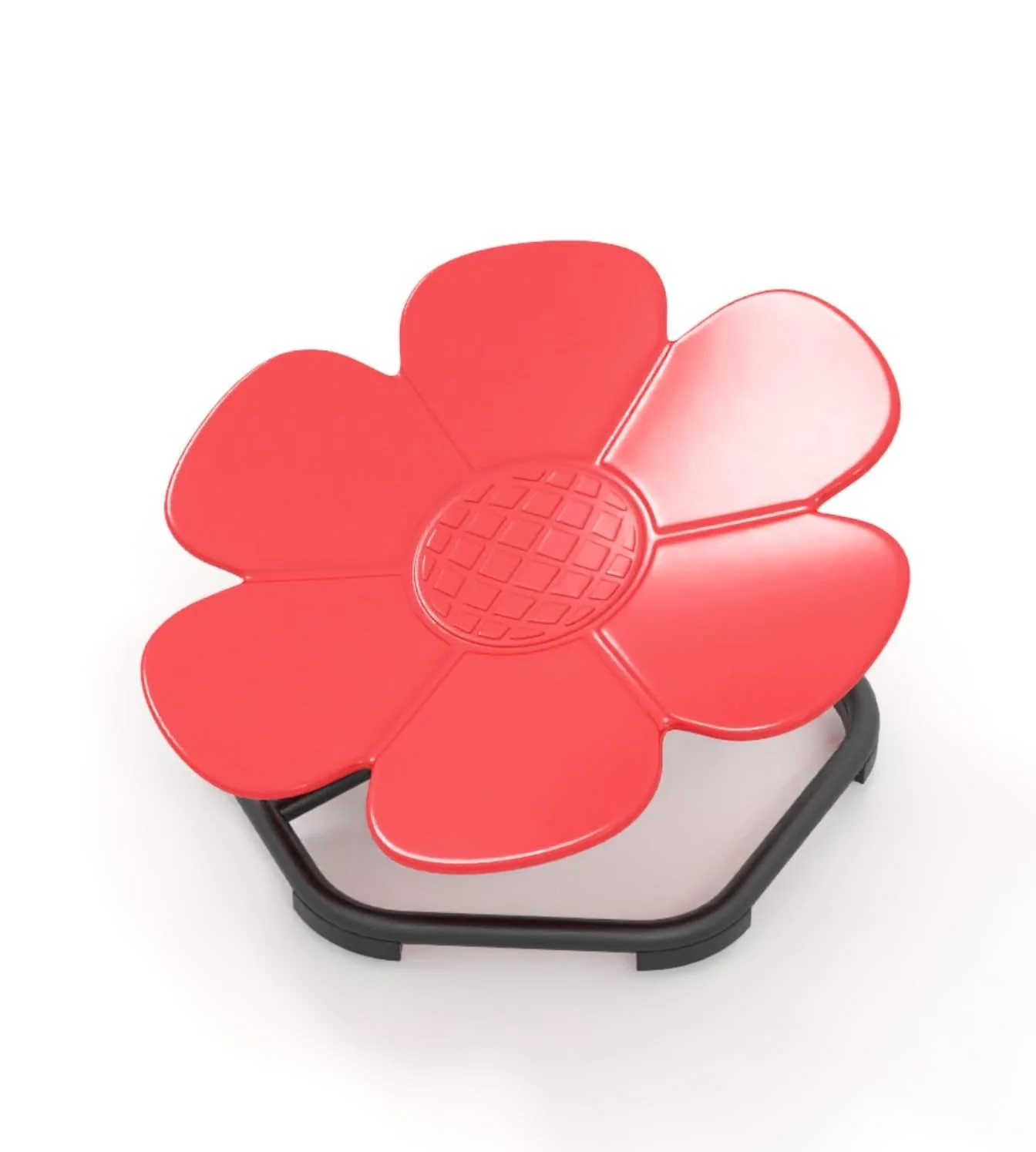 HONEY JOY Kids Sensory Swivel Chair, Petal 360° Spinning Chair w/Non-Slip Metal Base for Children with Autism - Image 10