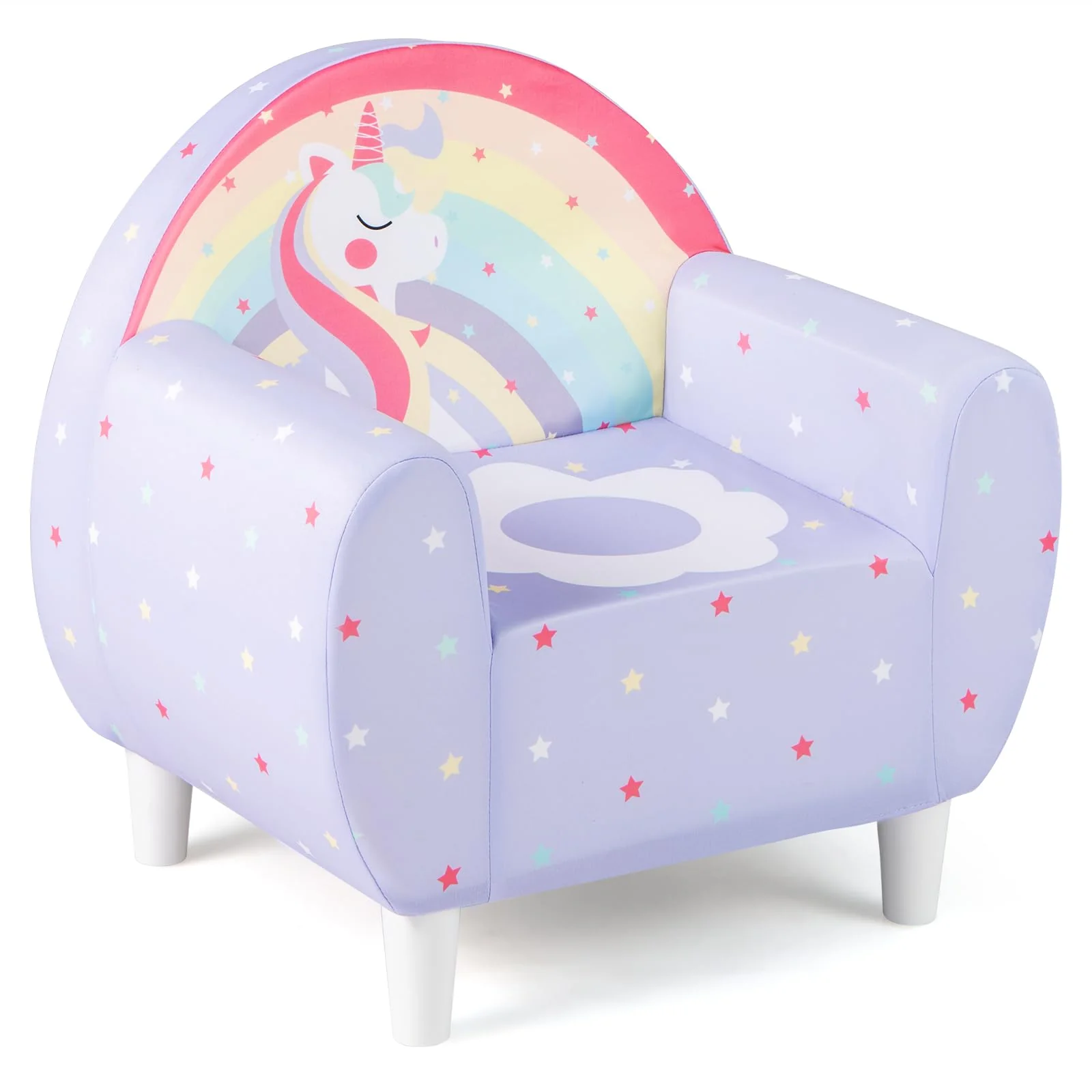 HONEY JOY Kids Sofa, Toddler Upholstered Armchair - Image 9