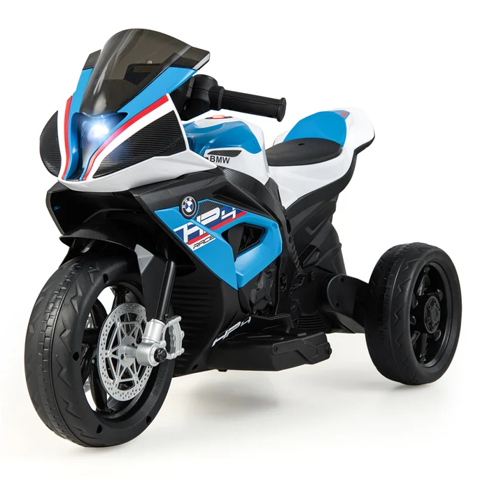 HONEY JOY Licensed BMW 12V Kids Ride on Motorcycle Electric Ride on Toy 3 Wheels - Image 10