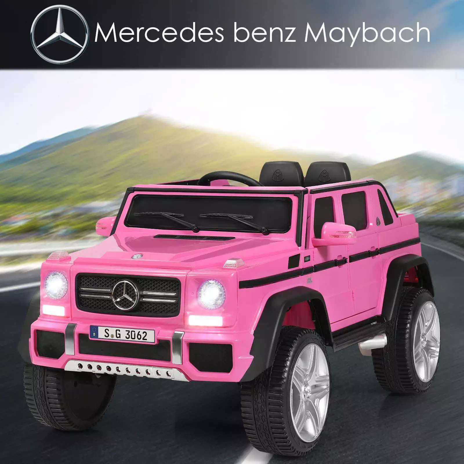 HONEY JOY Licensed Mercedes Benz Kids Ride on Car 12V Electric Vehicle Toy Car - Image 13