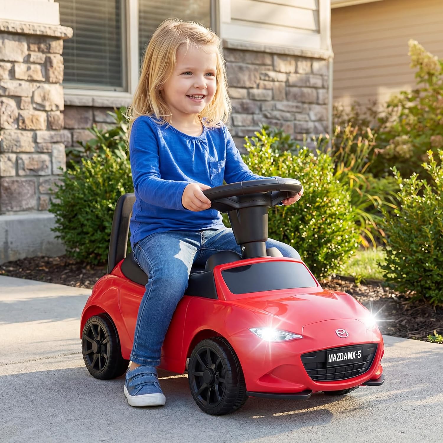 HONEY JOY Toddler Ride on Toy, Foot to Floor Kid Sliding Car with Under-Seat Storage - Image 11