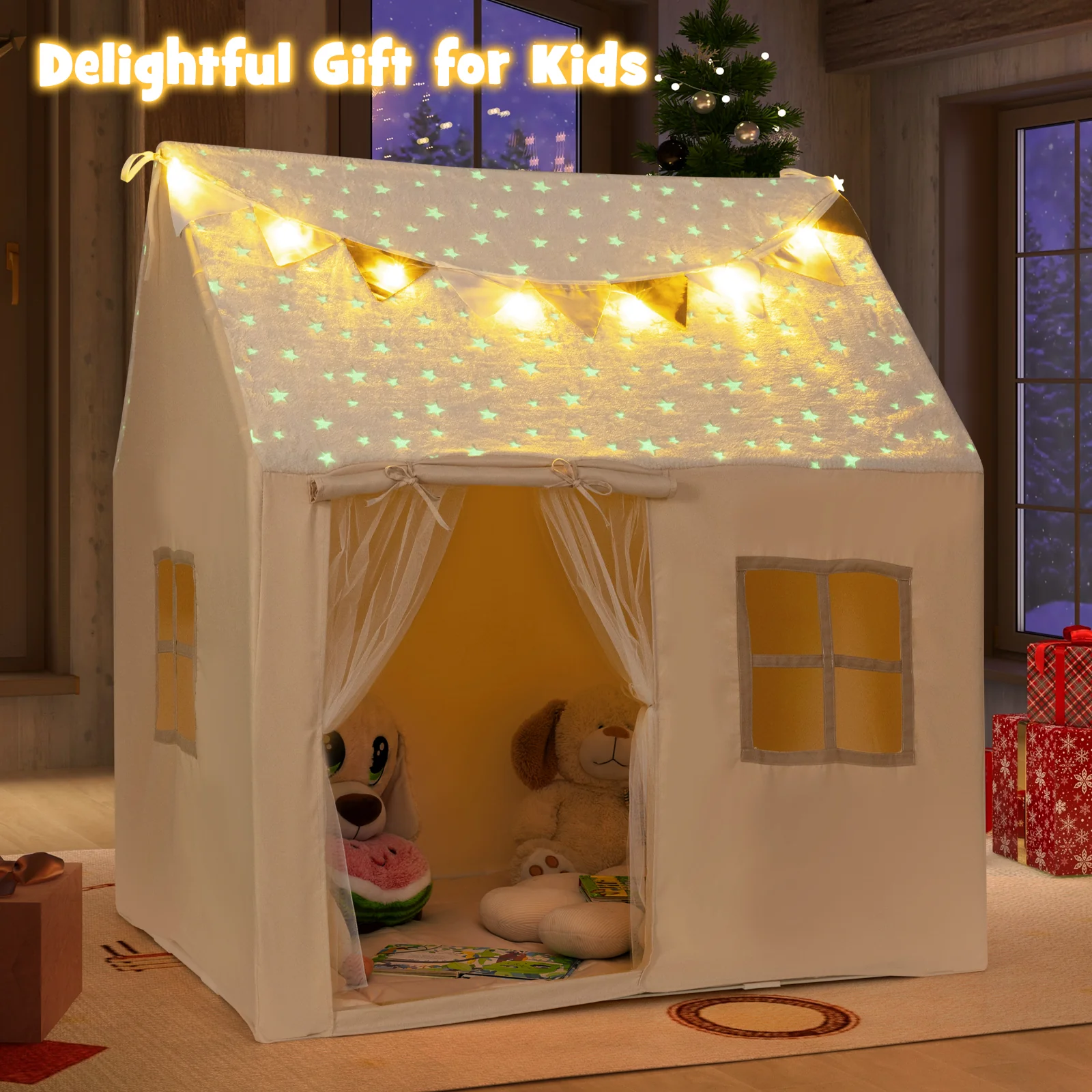 Indoor Washable Bed Tent for Boys and Girls Aged 3+ Years Old - Image 4