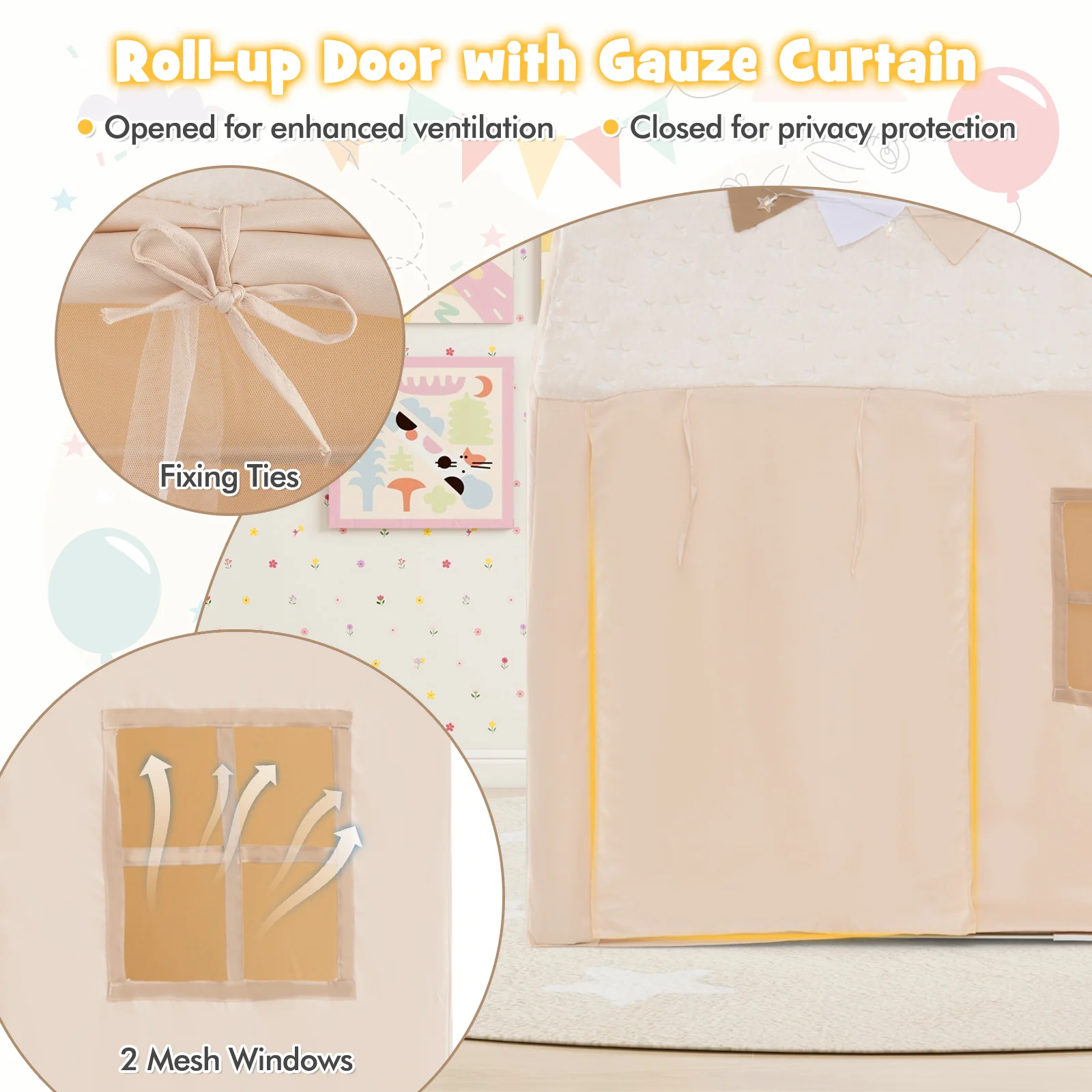 Indoor Washable Bed Tent for Boys and Girls Aged 3+ Years Old - Image 7