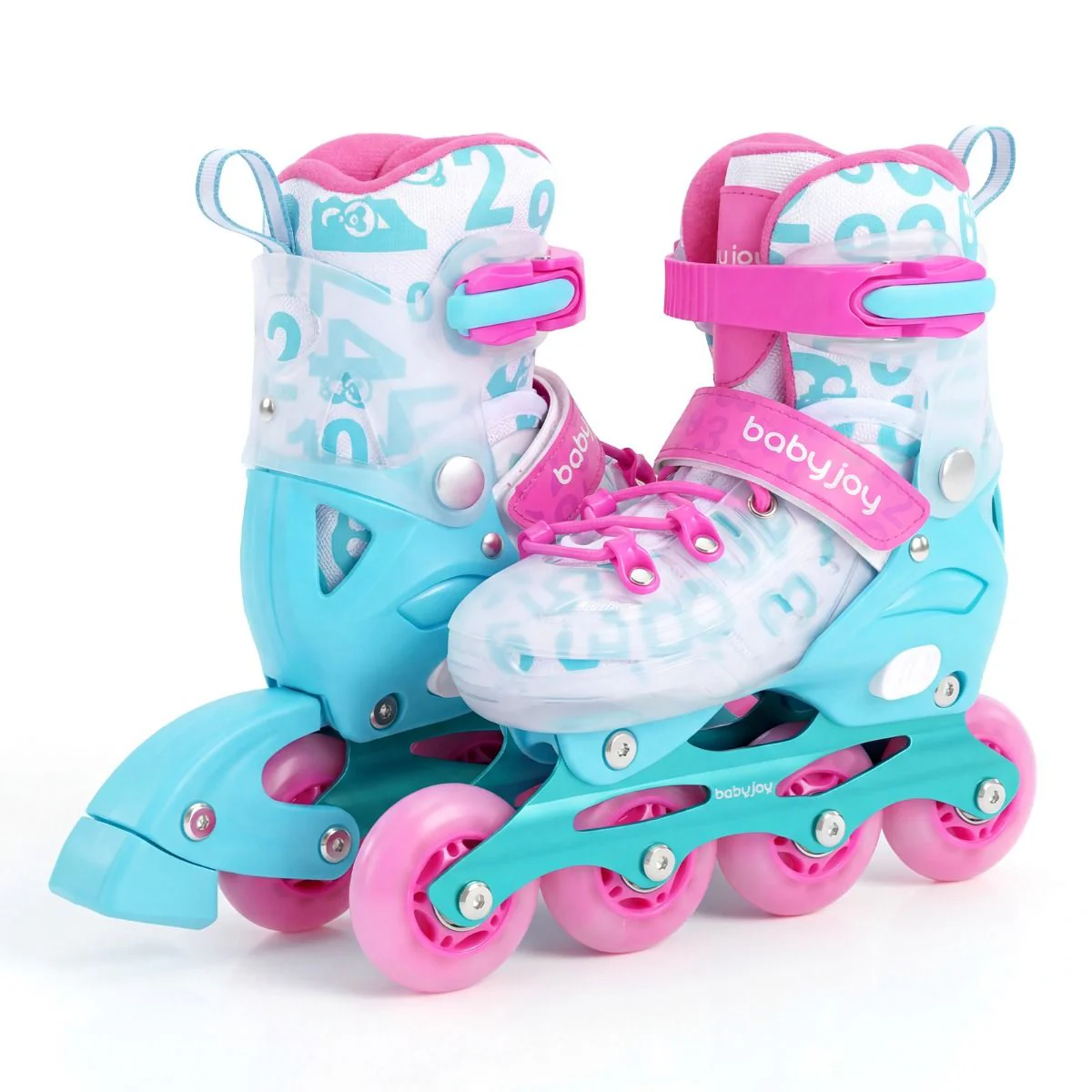 Kids Inline Skates with Light Up Wheels and Safety Protection for Beginners - Image 10
