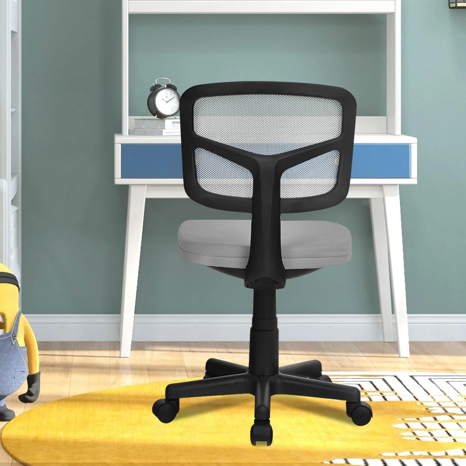 Kids Swivel Desk Computer Chair Home Office Adjustable Children Mesh Study Chair - Image 9