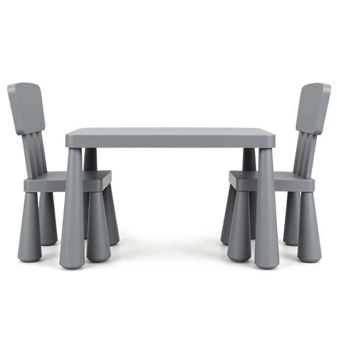 BABY JOY Kids Table and Chair Set, 3 Piece Children Activity Table for Reading, Drawing, Writing - Image 13