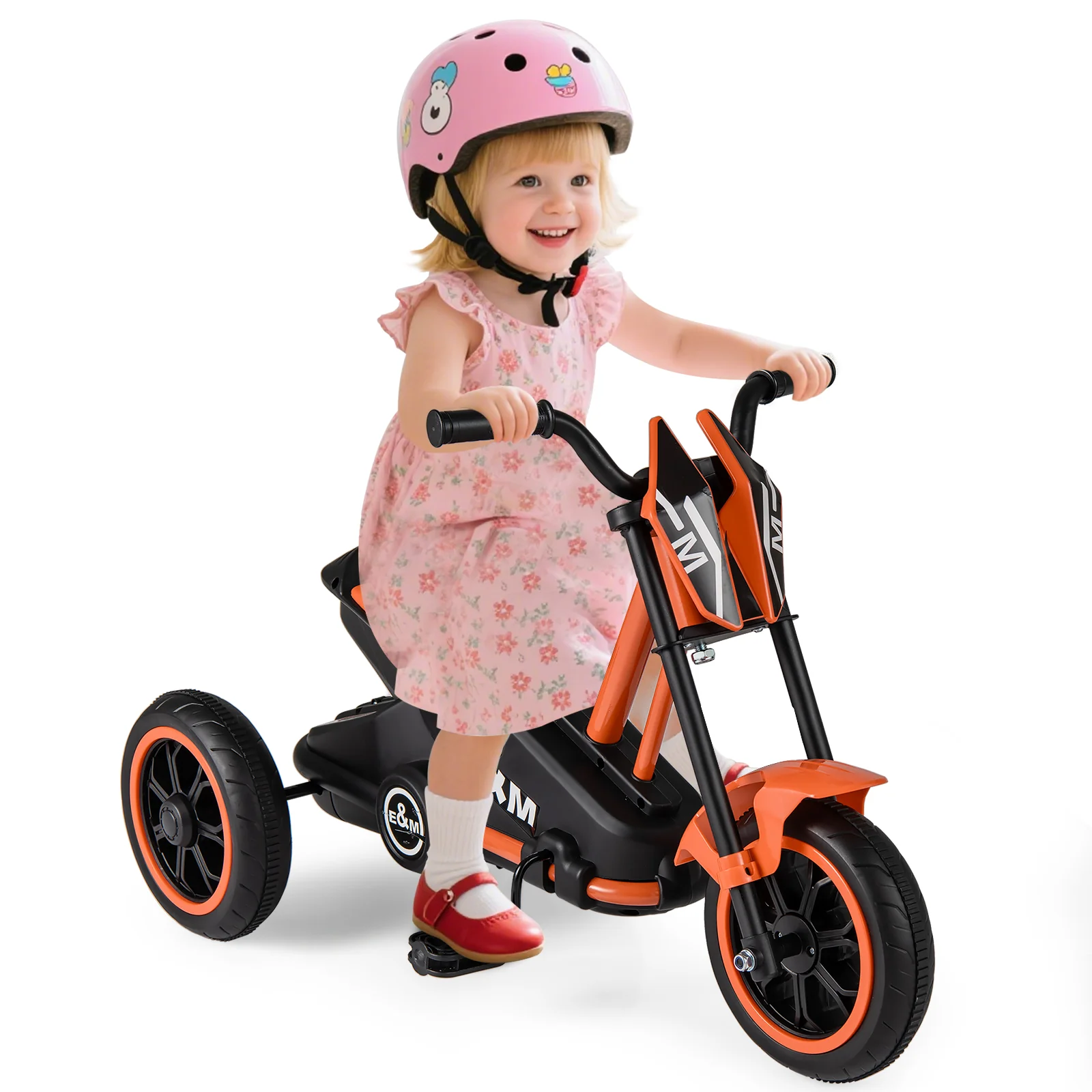 Kids Tricycle, 3-Wheel Toddler Bike with Foot Pedals, Forward/Backward - Image 12