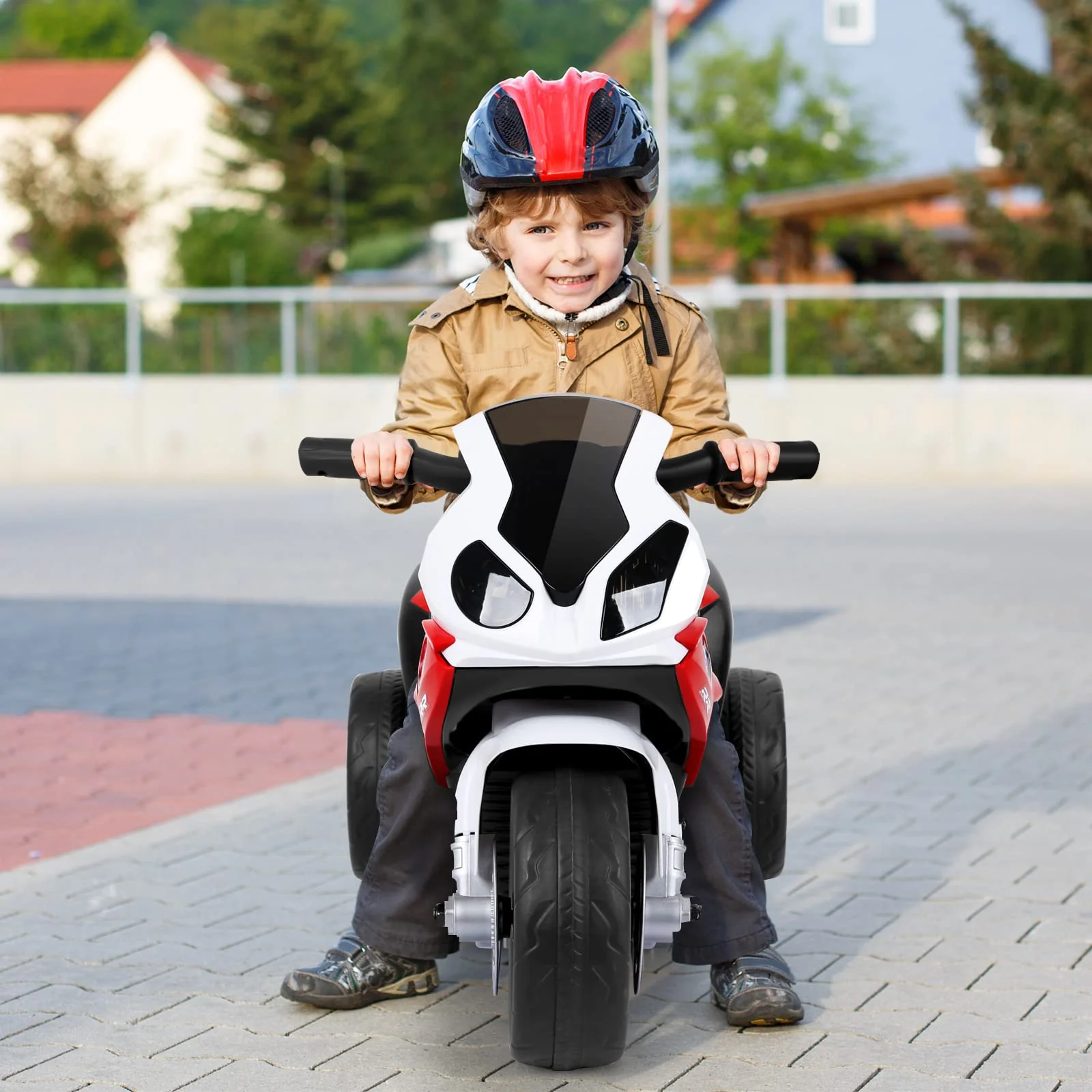 HONEY JOY Electric Ride on Motorcycle Licensed BMW 6V Battery Powered Toy - Image 8