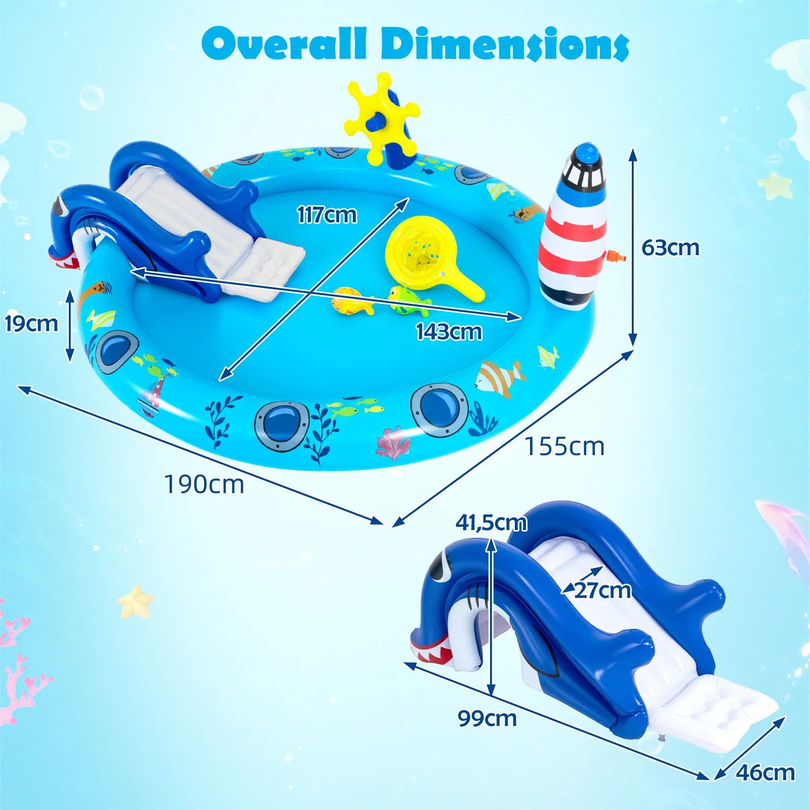 Outdoor Children Summer Water Park for Backyard, Garden - Image 3